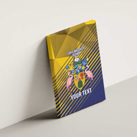 Custom Turks and Caicos Islands Football Canvas Wall Art 2025 Go Champions