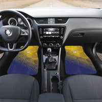 Custom Turks and Caicos Islands Football Car Mats 2025 Go Champions