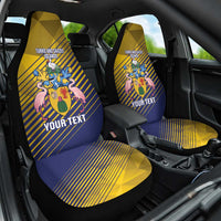 Custom Turks and Caicos Islands Football Car Seat Cover 2025 Go Champions