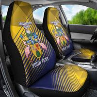 Custom Turks and Caicos Islands Football Car Seat Cover 2025 Go Champions