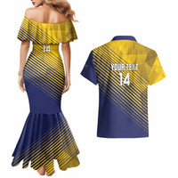 Custom Turks and Caicos Islands Football Couples Matching Mermaid Dress and Hawaiian Shirt 2025 Go Champions