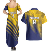 Custom Turks and Caicos Islands Football Couples Matching Summer Maxi Dress and Hawaiian Shirt 2025 Go Champions