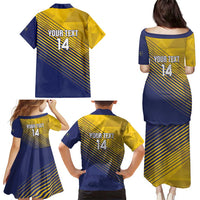 Custom Turks and Caicos Islands Football Family Matching Puletasi and Hawaiian Shirt 2025 Go Champions