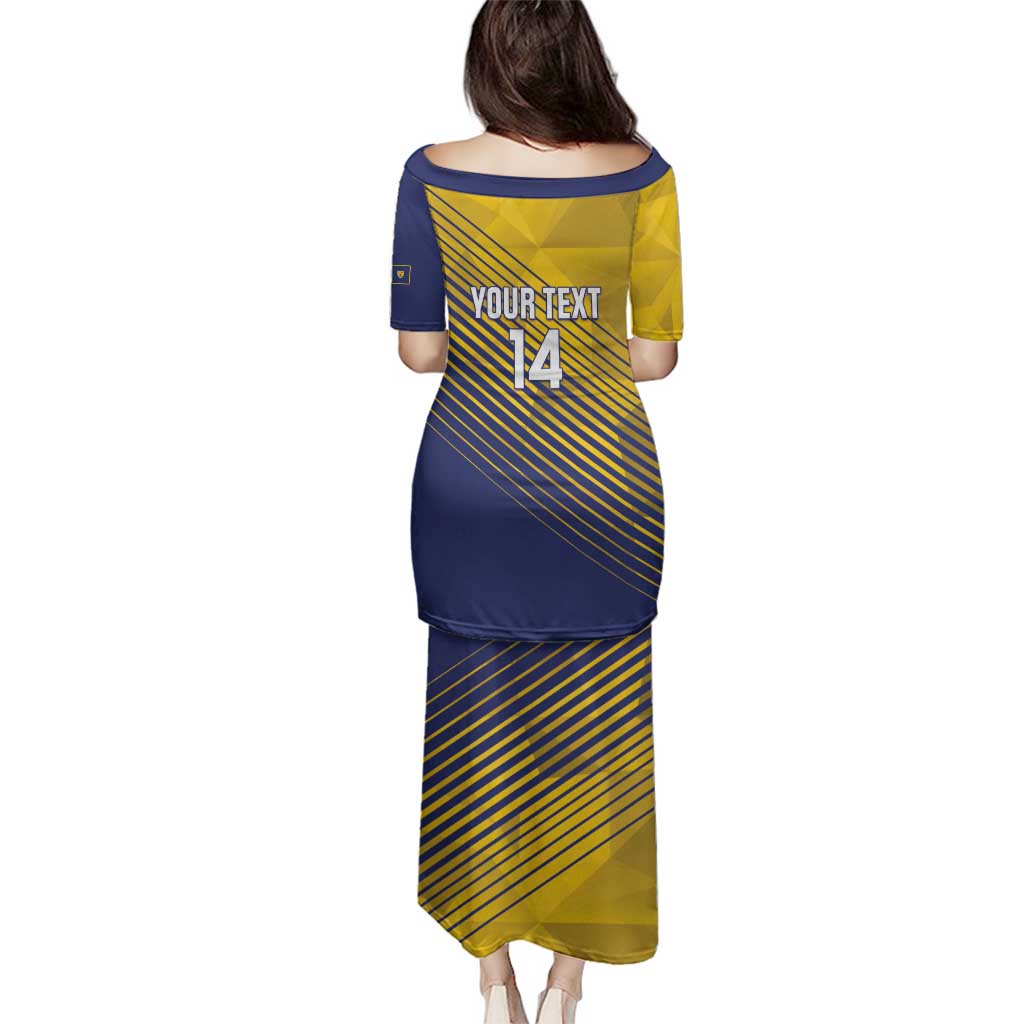 Custom Turks and Caicos Islands Football Family Matching Puletasi and Hawaiian Shirt 2025 Go Champions