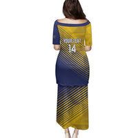 Custom Turks and Caicos Islands Football Family Matching Puletasi and Hawaiian Shirt 2025 Go Champions