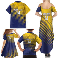 Custom Turks and Caicos Islands Football Family Matching Summer Maxi Dress and Hawaiian Shirt 2025 Go Champions