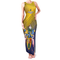Custom Turks and Caicos Islands Football Family Matching Tank Maxi Dress and Hawaiian Shirt 2025 Go Champions