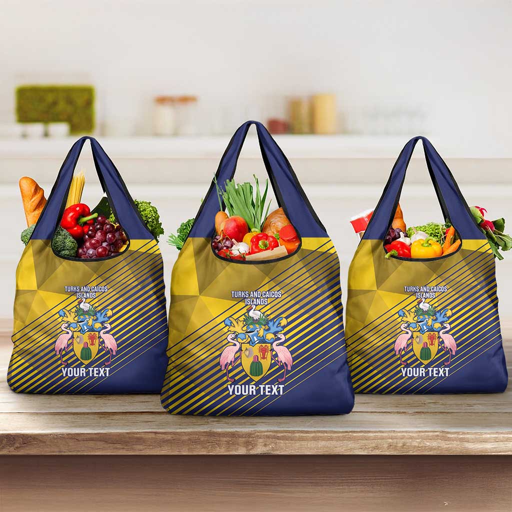 Custom Turks and Caicos Islands Football Grocery Bag 2025 Go Champions