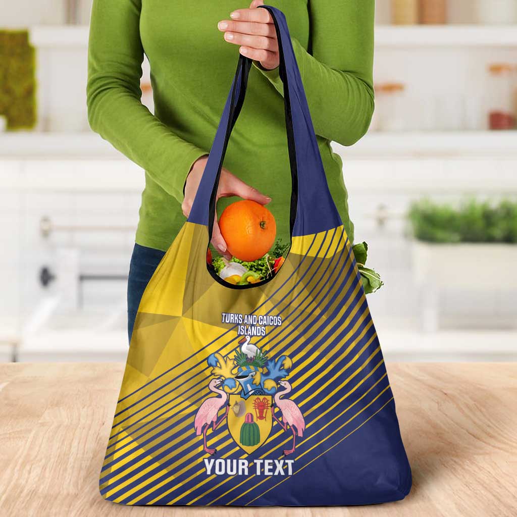 Custom Turks and Caicos Islands Football Grocery Bag 2025 Go Champions
