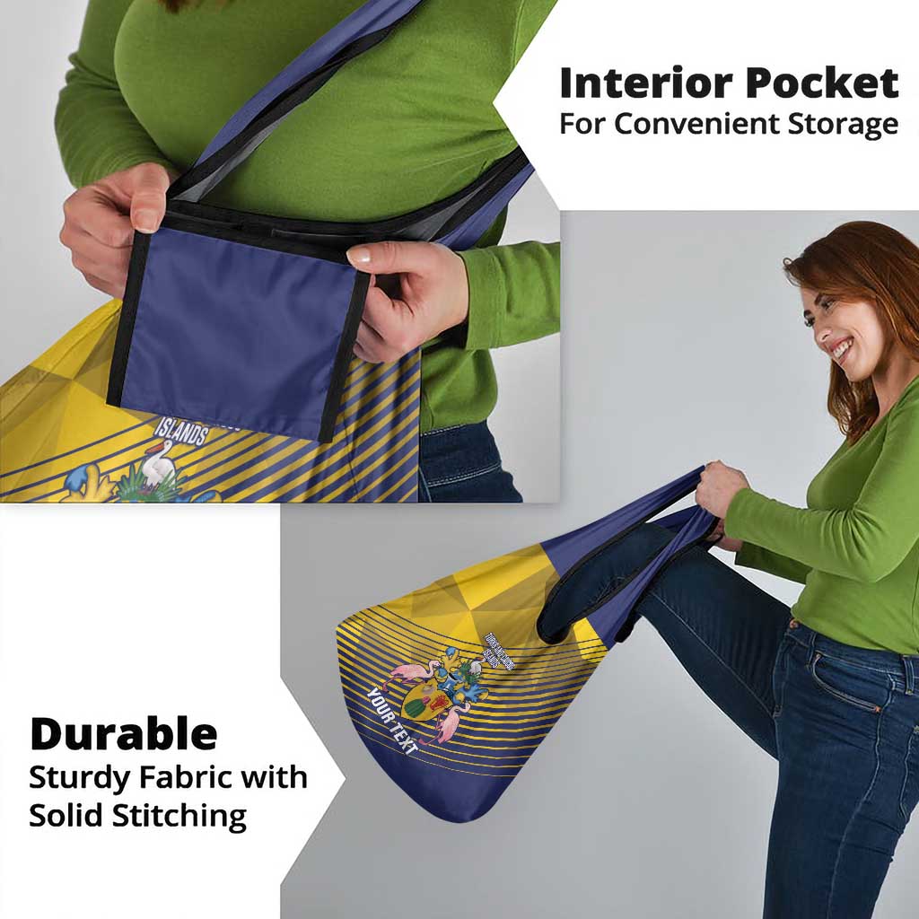 Custom Turks and Caicos Islands Football Grocery Bag 2025 Go Champions