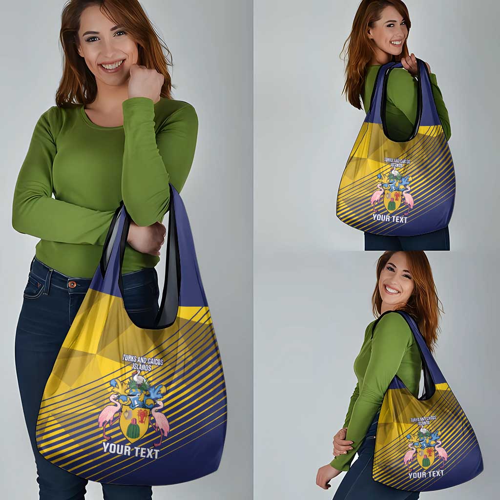 Custom Turks and Caicos Islands Football Grocery Bag 2025 Go Champions