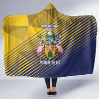 Custom Turks and Caicos Islands Football Hooded Blanket 2025 Go Champions