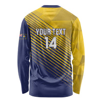 Custom Turks and Caicos Islands Football Long Sleeve Shirt 2025 Go Champions