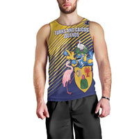 Custom Turks and Caicos Islands Football Men Tank Top 2025 Go Champions