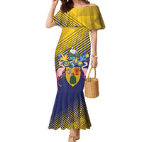 Custom Turks and Caicos Islands Football Mermaid Dress 2025 Go Champions