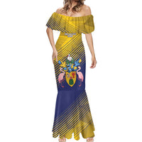 Custom Turks and Caicos Islands Football Mermaid Dress 2025 Go Champions