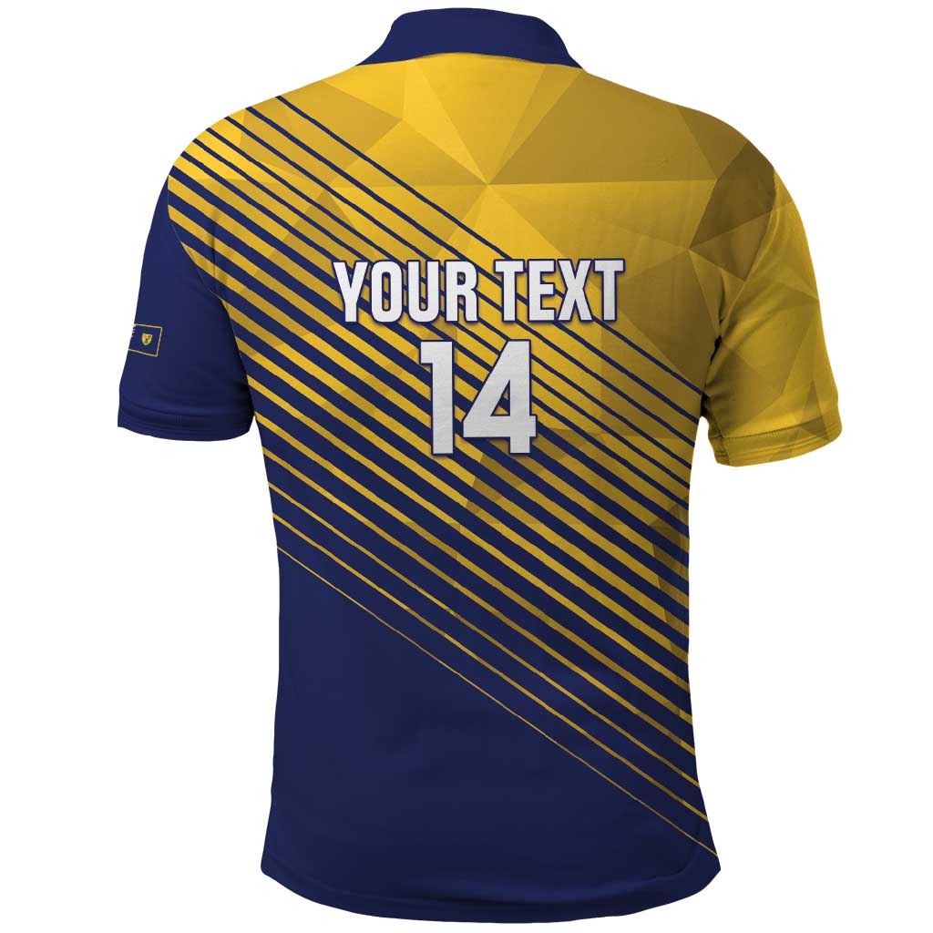 Custom Turks and Caicos Islands Football Polo Shirt 2025 Go Champions