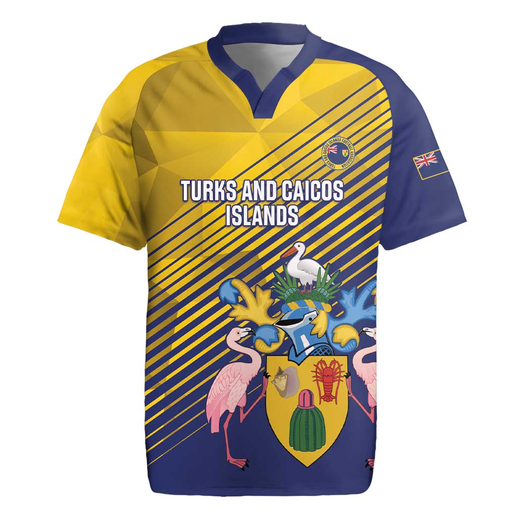 Custom Turks and Caicos Islands Football Rugby Jersey 2025 Go Champions
