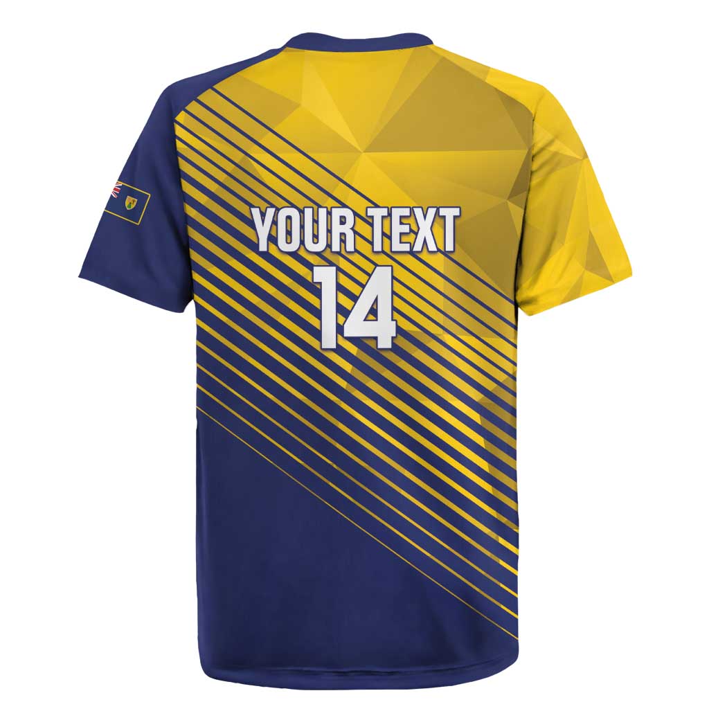 Custom Turks and Caicos Islands Football Rugby Jersey 2025 Go Champions