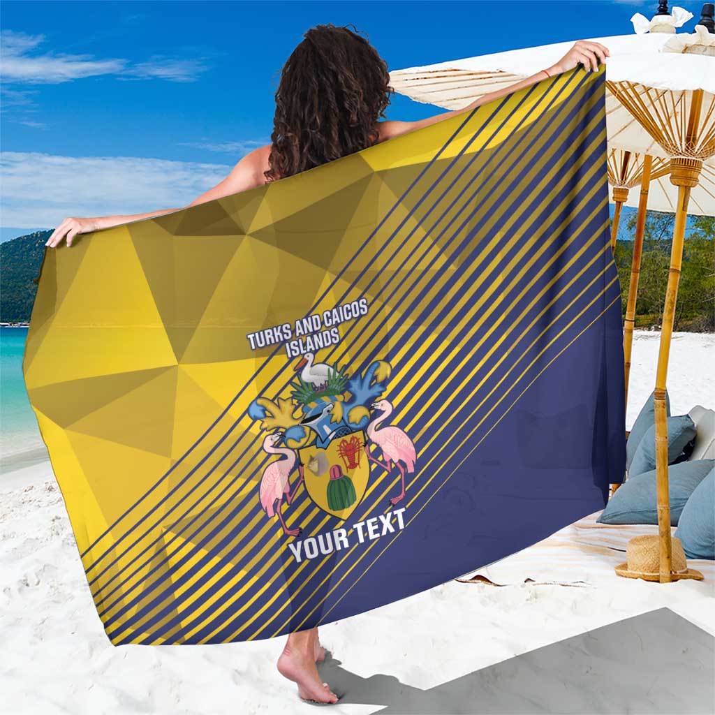 Custom Turks and Caicos Islands Football Sarong 2025 Go Champions
