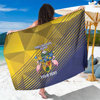 Custom Turks and Caicos Islands Football Sarong 2025 Go Champions