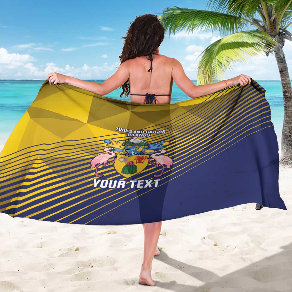 Custom Turks and Caicos Islands Football Sarong 2025 Go Champions