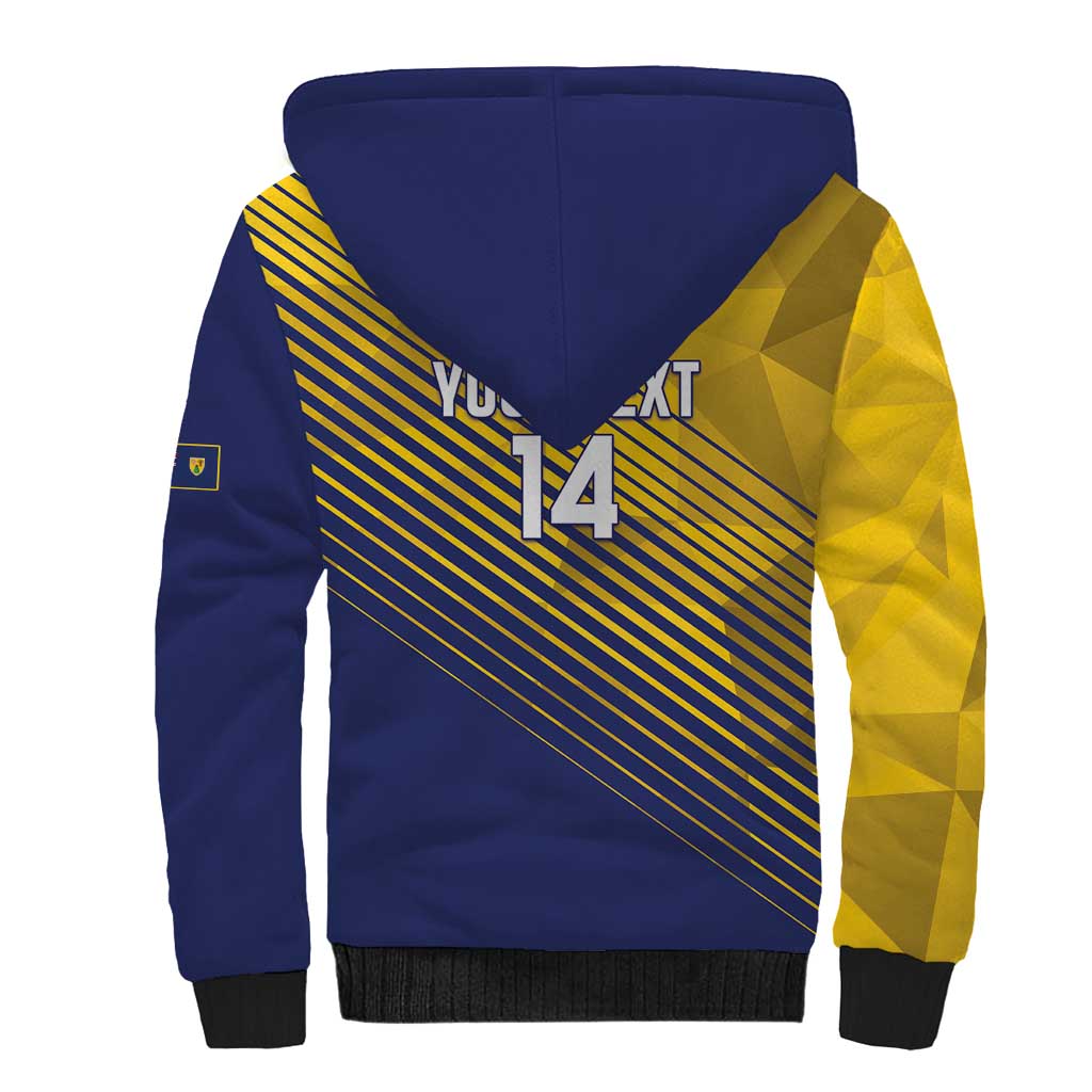 Custom Turks and Caicos Islands Football Sherpa Hoodie 2025 Go Champions