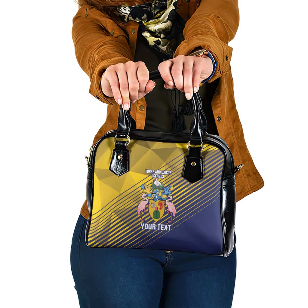 Custom Turks and Caicos Islands Football Shoulder Handbag 2025 Go Champions