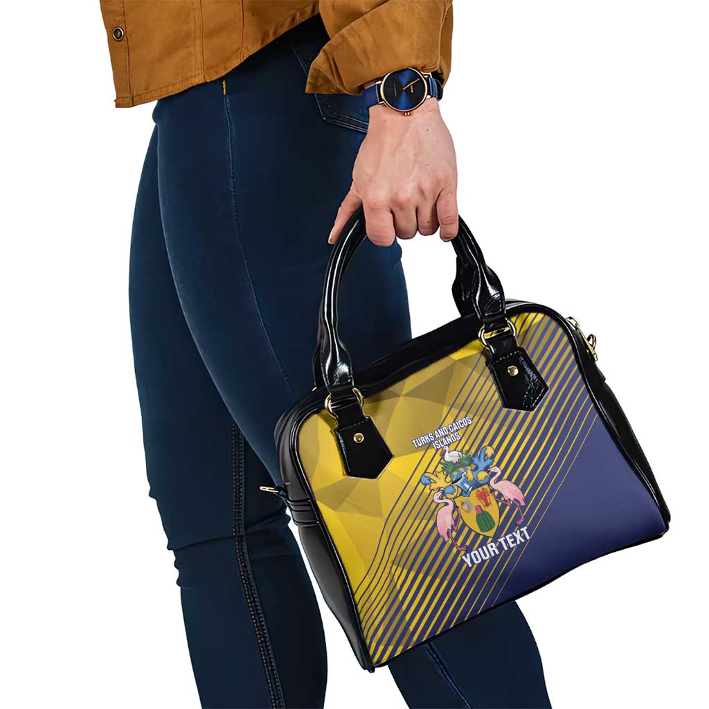 Custom Turks and Caicos Islands Football Shoulder Handbag 2025 Go Champions