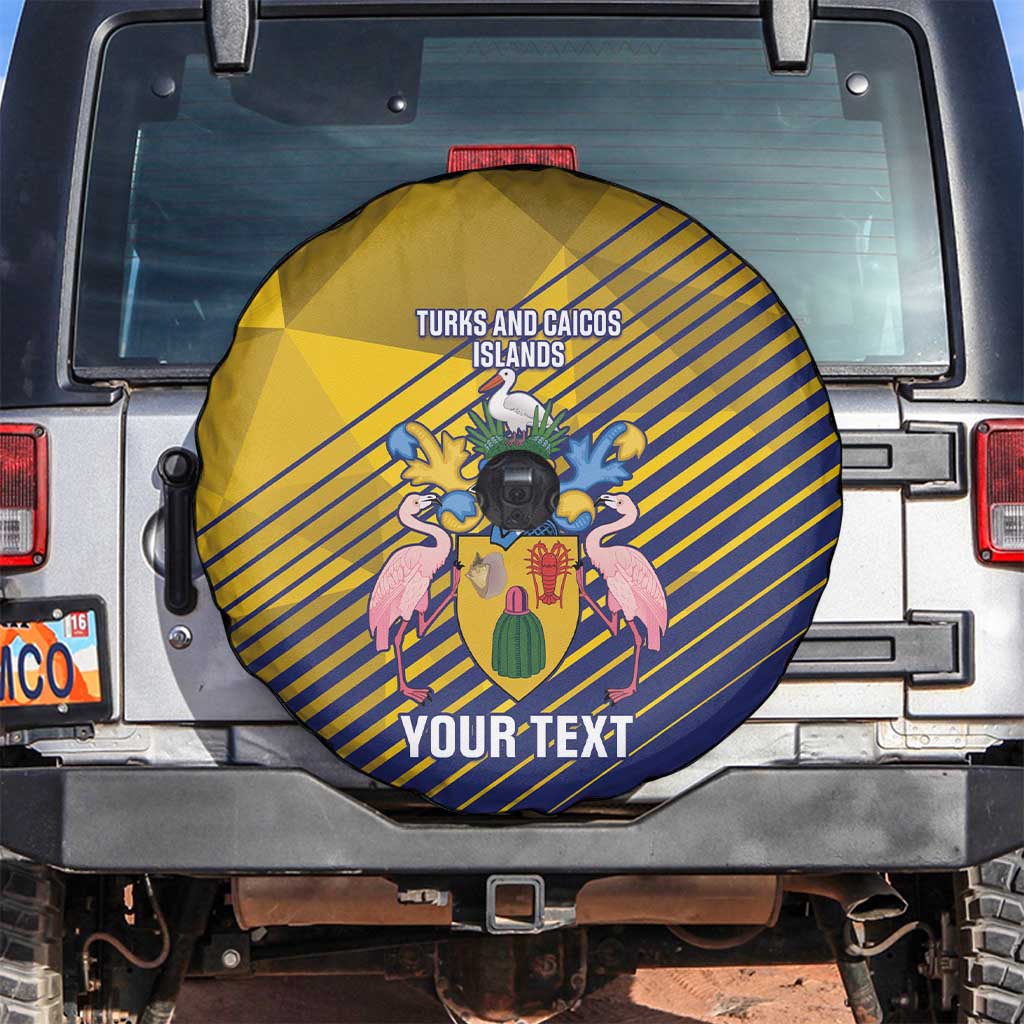 Custom Turks and Caicos Islands Football Spare Tire Cover 2025 Go Champions