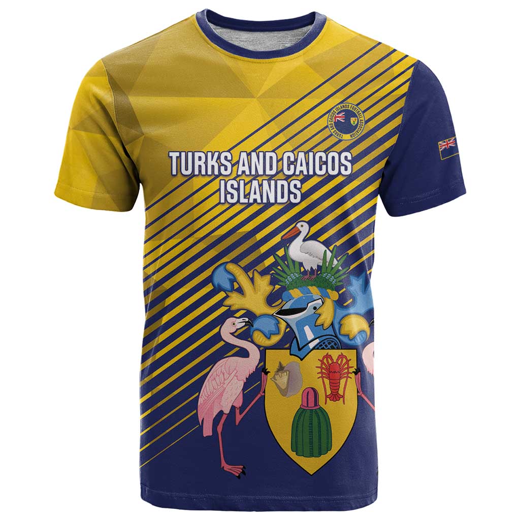Custom Turks and Caicos Islands Football T Shirt 2025 Go Champions