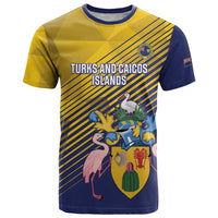 Custom Turks and Caicos Islands Football T Shirt 2025 Go Champions