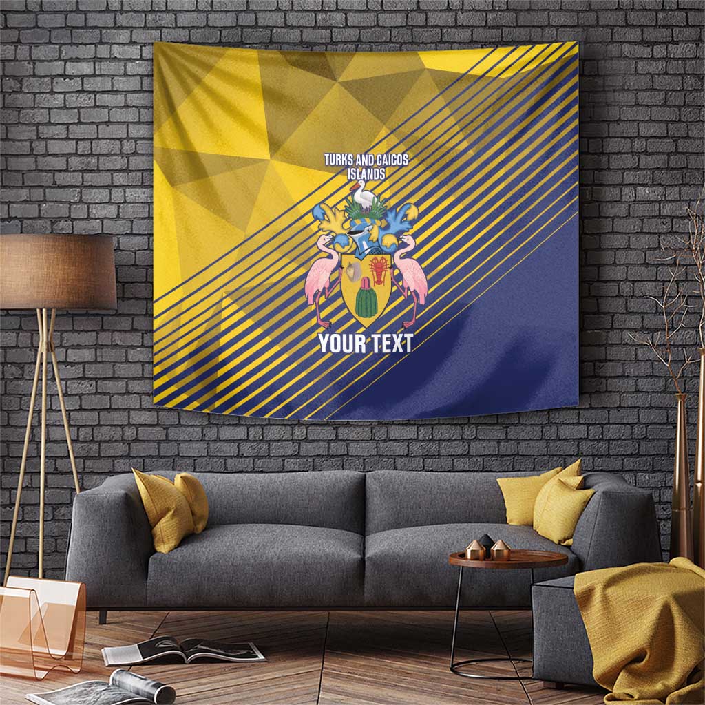 Custom Turks and Caicos Islands Football Tapestry 2025 Go Champions