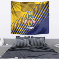 Custom Turks and Caicos Islands Football Tapestry 2025 Go Champions