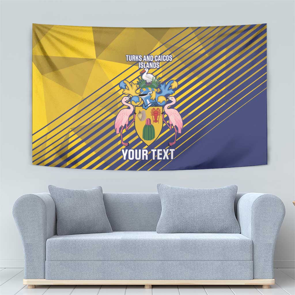 Custom Turks and Caicos Islands Football Tapestry 2025 Go Champions