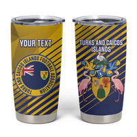 Custom Turks and Caicos Islands Football Tumbler Cup 2025 Go Champions