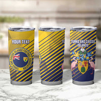 Custom Turks and Caicos Islands Football Tumbler Cup 2025 Go Champions