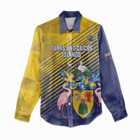 Custom Turks and Caicos Islands Football Women Casual Shirt 2025 Go Champions