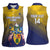 Custom Turks and Caicos Islands Football Women Sleeveless Polo Shirt 2025 Go Champions