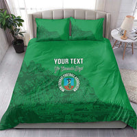 Custom Montserrat Football Bedding Set 2025 Go Emerald Boys