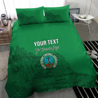 Custom Montserrat Football Bedding Set 2025 Go Emerald Boys