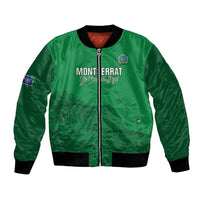 Custom Montserrat Football Bomber Jacket 2025 Go Emerald Boys