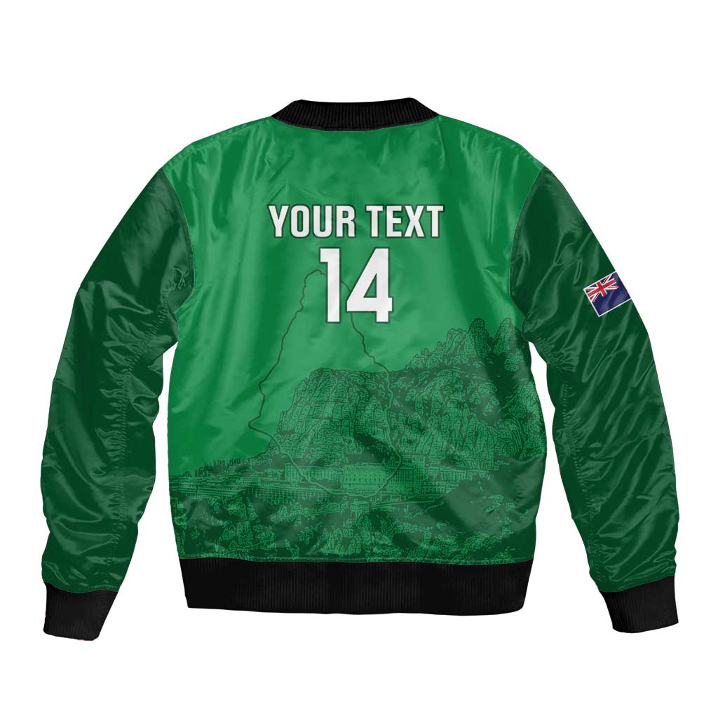 Custom Montserrat Football Bomber Jacket 2025 Go Emerald Boys