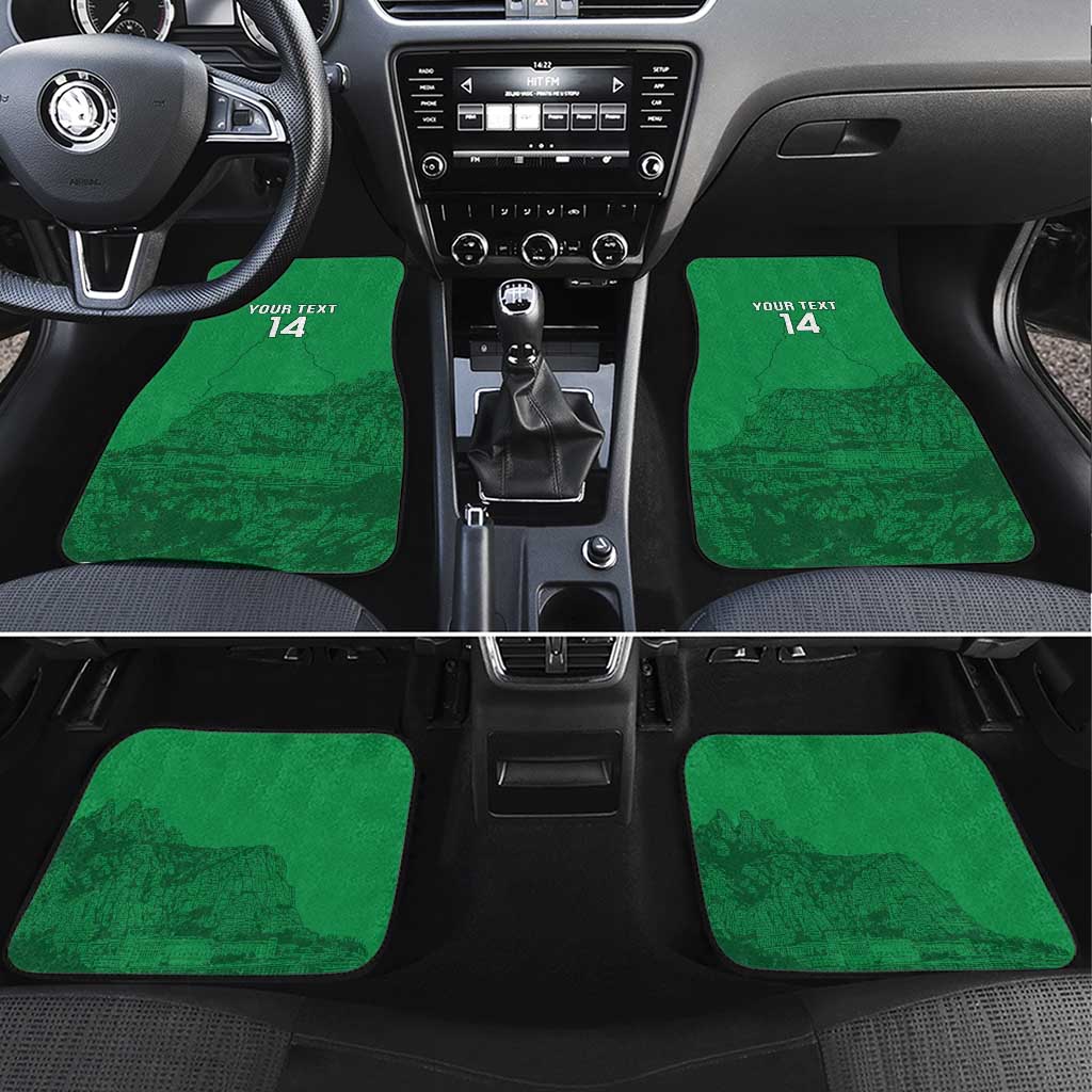 Custom Montserrat Football Car Mats 2025 Go Emerald Boys