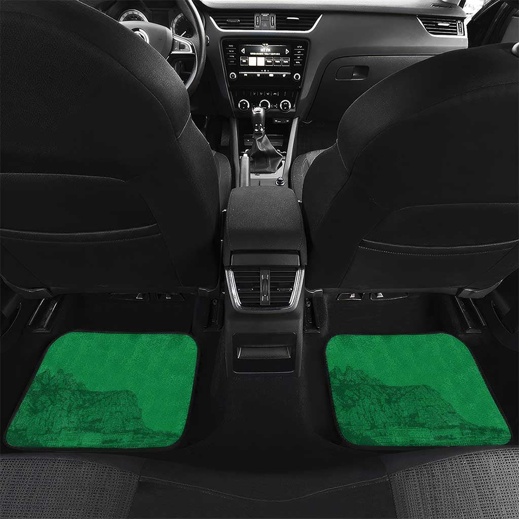 Custom Montserrat Football Car Mats 2025 Go Emerald Boys