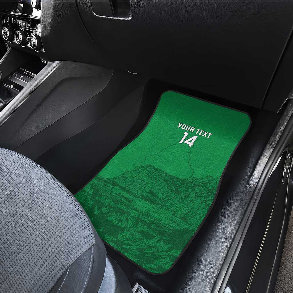 Custom Montserrat Football Car Mats 2025 Go Emerald Boys