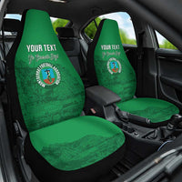 Custom Montserrat Football Car Seat Cover 2025 Go Emerald Boys
