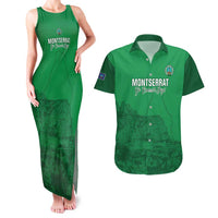 Custom Montserrat Football Couples Matching Tank Maxi Dress and Hawaiian Shirt 2025 Go Emerald Boys