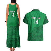 Custom Montserrat Football Couples Matching Tank Maxi Dress and Hawaiian Shirt 2025 Go Emerald Boys