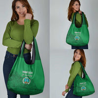 Custom Montserrat Football Grocery Bag 2025 Go Emerald Boys